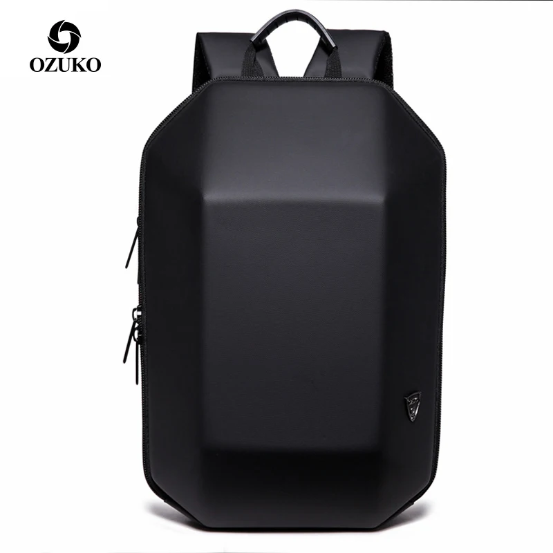 

Brand Men Hard Shell Backpack Anti Theft Travel Creative Alien Casual Laptop Waterproof Back Pack Teenage School Bags Boy OZUKO
