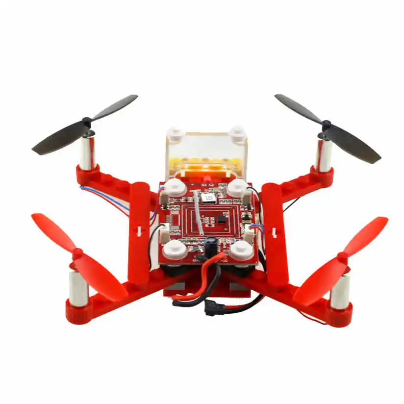 font b RC b font toys Hobbie 18pcs DIYBlocks Flying Assembly Remote Control 2 4G