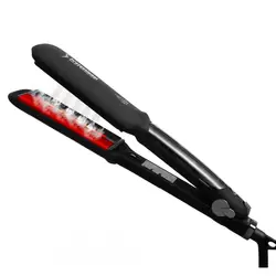 Инфракрасный паровой выпрямитель для волос Magicfly 2 в 1 Профессиональный паровой инфракрасный утюжок для выпрямления волос с 2 дюймовыми