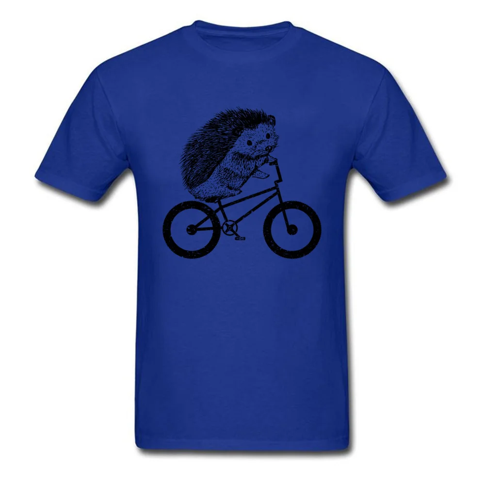 Cute Hedgehog Riding Bmx_blue