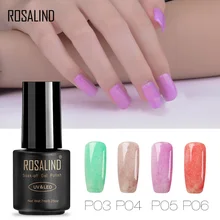 ROSALIND гель 1 S черная бутылка 7 мл эффект искусственного меха P01-12 гель лак для ногтей УФ светодиодный долговечный 3D гель лак