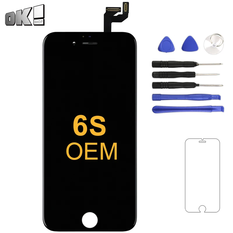 OEM No Dead Pixel Black White Panel For iPhone 6S LCD