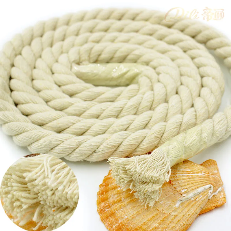 Beige Cotton Rope 5mm-20mm Cotton Thick Cords For Handmade Decorative Accessories