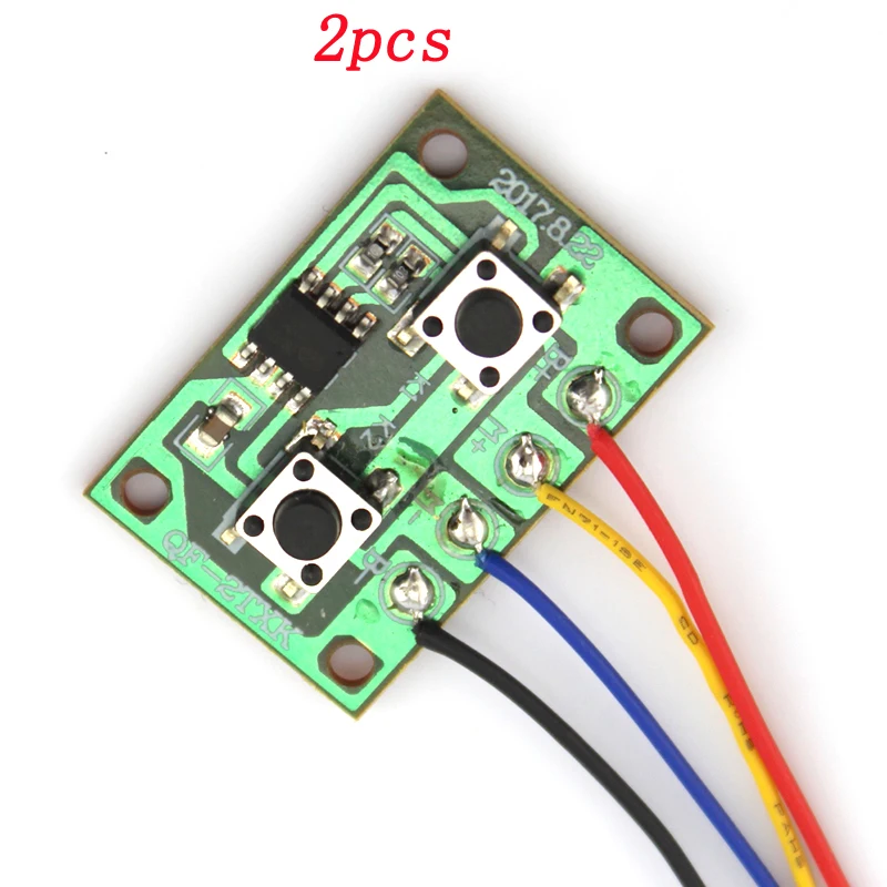

2pcs 2CH Transmitter Module for DIY Model Toys Motor Radio Sytem Remote Controller Board Control Motor Forward Reverse