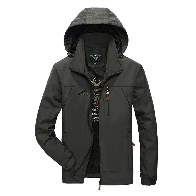 

2017 Spring Autumn waterproof mens outdoor hunting jacket high quality camping hiking sports hoodies army windbreaker jackets