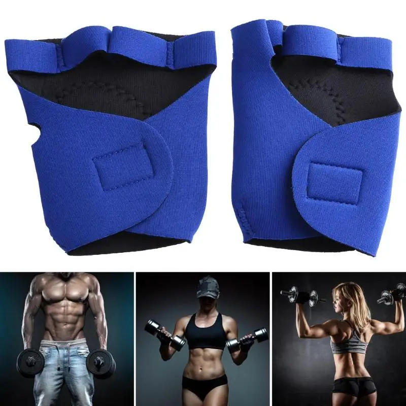 Unisex Half Finger Gloves Finger Sport Gym Power Training Body Building Training Exercise Gym Dumbbell Fitness Lifting Gloves