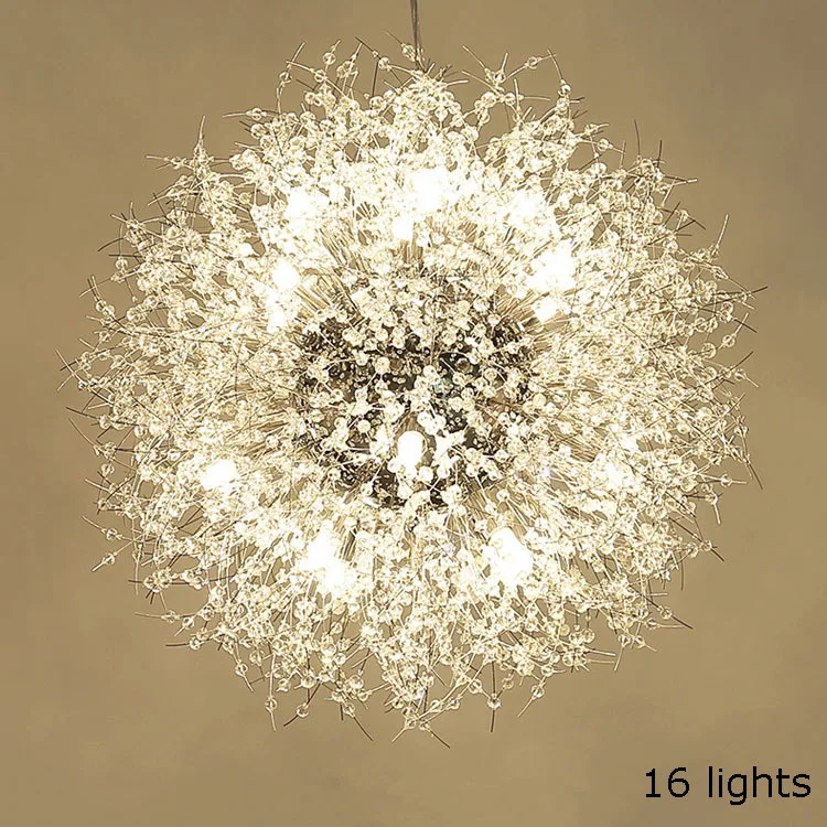 Creative Pendant Light Modrn Lamp Suspension Luminaire Lights  AC110-240v Hanging Bar Dining Restaurant Dandelion Pendant Lights(23)