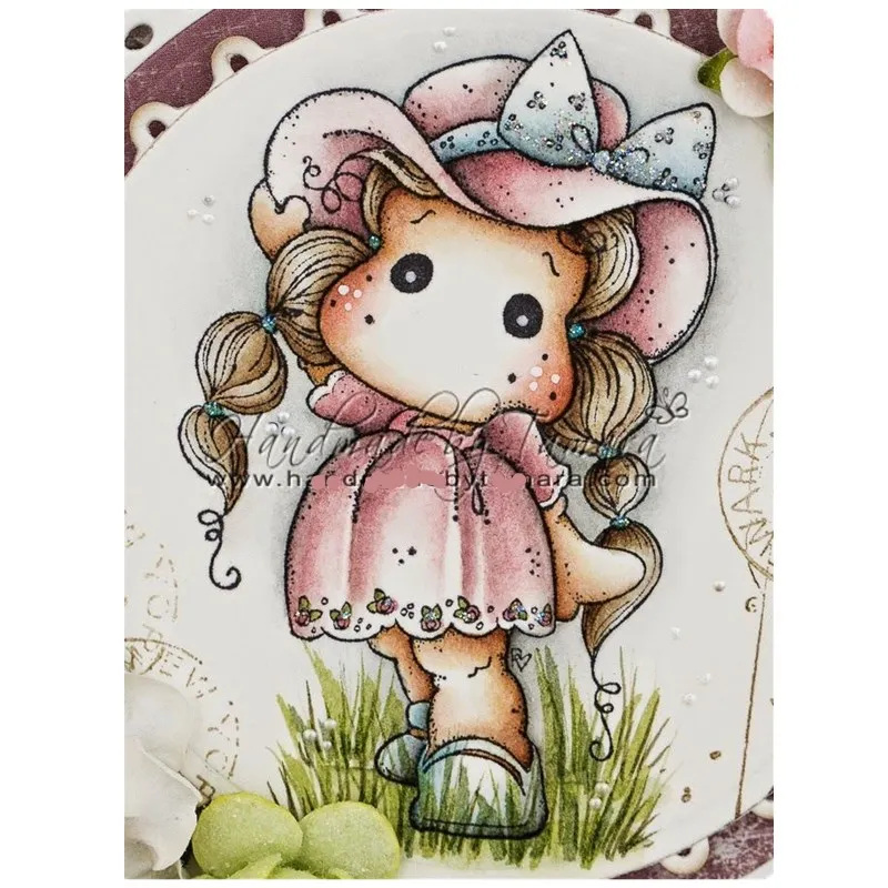 

Yulan girls Stamp And metal die for Scrapbooking Transparent Silicone Rubber DIY Photo Album Decor