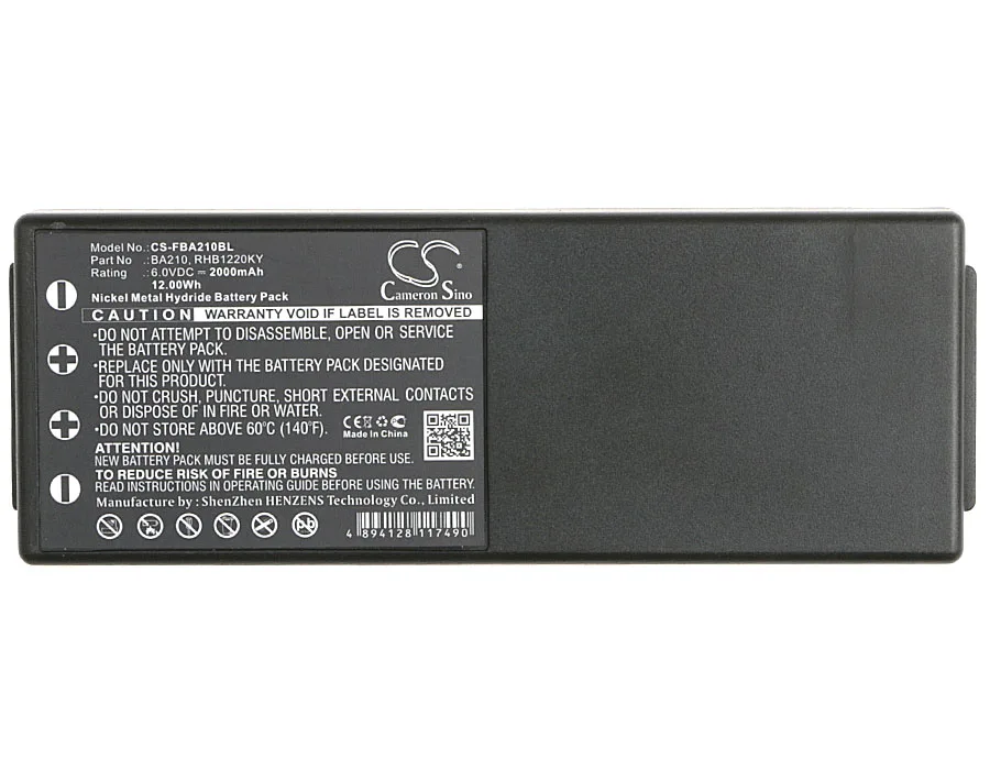 Аккумулятор Cameron Sino 2000 мАч BA210 для HBC FUB78AA PM471560 BA210040 BA211060 BA213020 BA214060 BA214061 бахпер