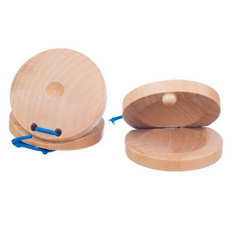 2Pcs/set Kids Wooden Children Rhythm Musical Percussion