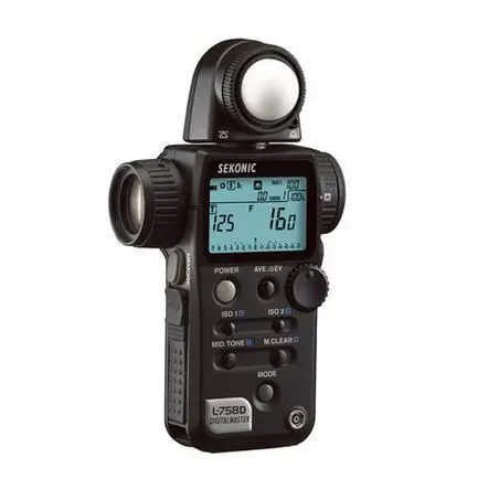 SEKONIC Professional photographic light meter multi-функция Цифровой дисплей тип 758D Фотографическая