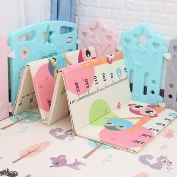 

Infant Foldable Play Mat Cartoon Baby Foldable Xpe Puzzle Children's Mat Baby Climbing Pad Kids Rug Speelkleed Baby Games Mats