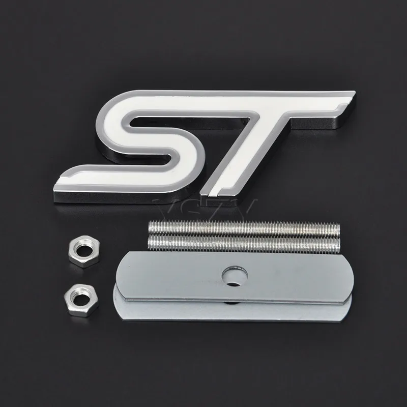 Sporty Front Grill Emblem Sticker for Cars - Fashion Auto Accessory