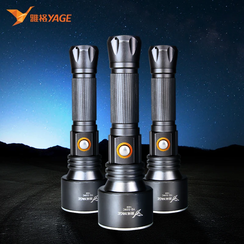 Torch Lamp Ultraviolet LED Flashlight Bicycle Lantern Rotary Mini