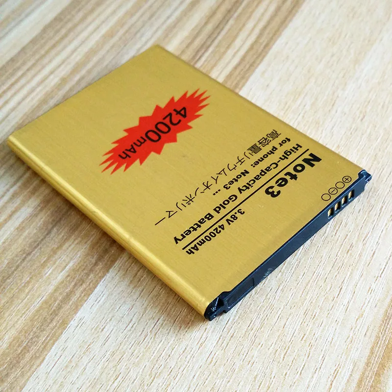 Высокая Ёмкость B800BE B800BC Золотой Батарея для samsung GALAXY Note 3 NOTE3 N9006 N9002 N9005 N9008 N909