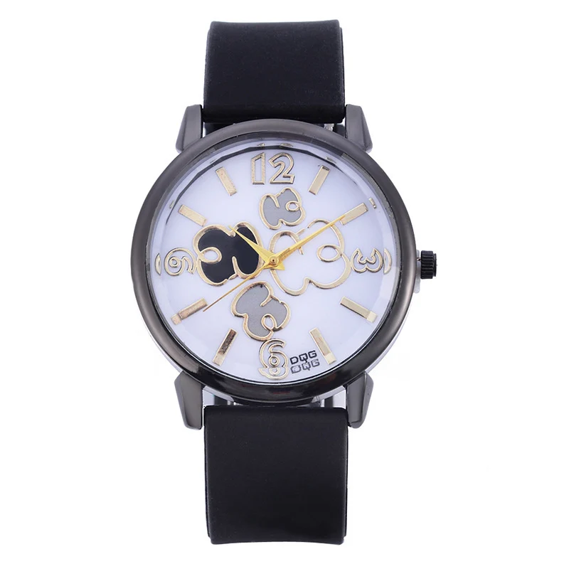 New Fashion Casual Women Quartz Watch Bear Watches Luxury Brand DQG Ladies Casual Dress Watch Clock reloj mujer kobiet zegarka - Color: 3