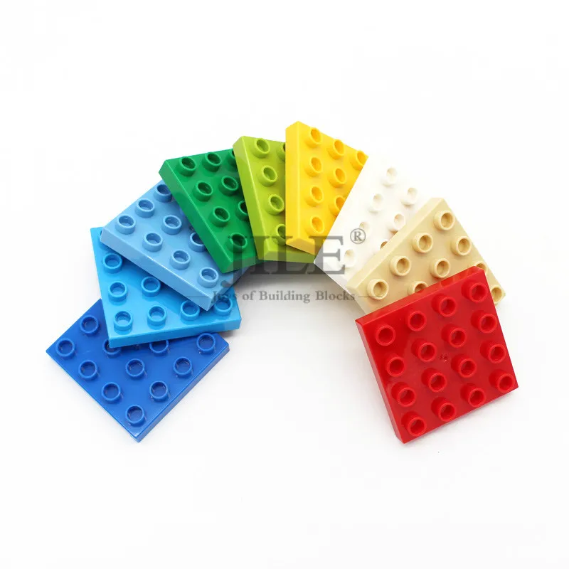 

Big Building Block Plate 4 x 4 x 1/2 ( Thick ) Large Brick Particles Blocks Accessories Science and Technology Toys