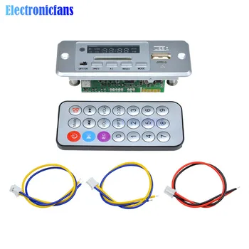 

5V Mini Car MP3 Decoder Board Bluetooth Call Decoding Module MP3 WAV U-Disk TF Card USB With 2*3W Amplifier Remote Controller