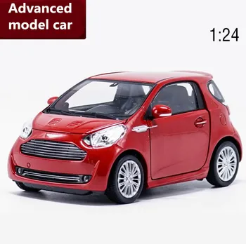 

1:24 scale Aston Martin Cygnet alloy sliding car model diecast metal toy vehicles 2 open doors collection model free shipping
