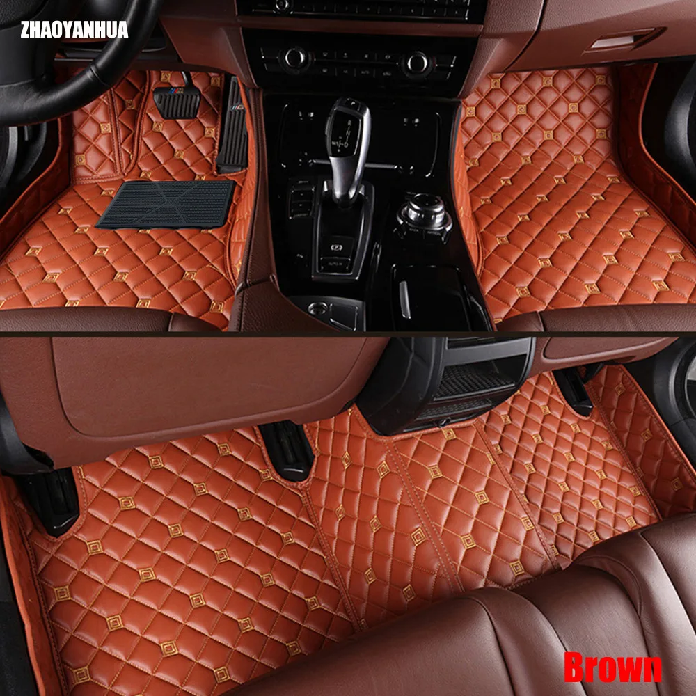 ZHAOYANHUA car floor mats for Audi A5 sportback S5 A3 A4 A6 A7 A8 A8L