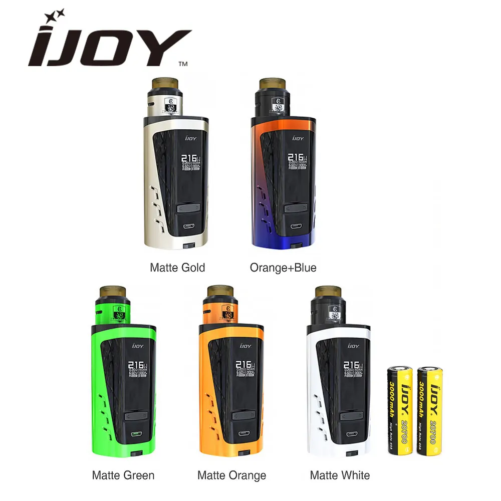 

Original IJOY CAPO 216 SRDA 20700 Squonker Kit with 6000mAh Built-in Battery & COMBO SRDA & Side Airflow Control E-cig Vape Kit