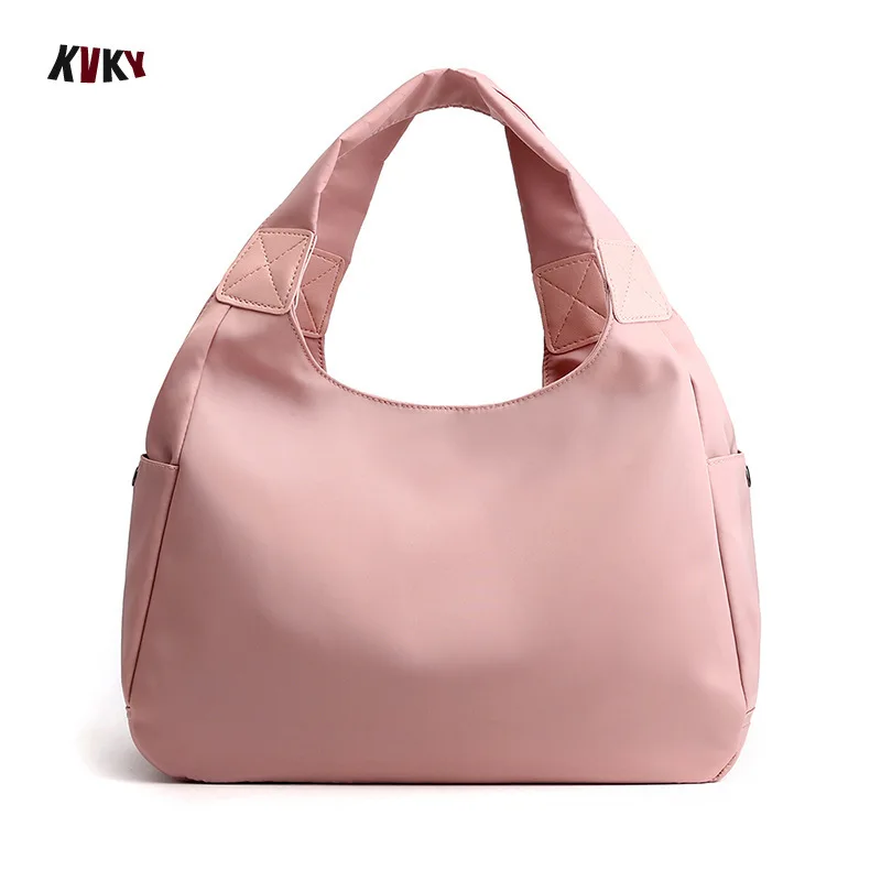 

KVKY Women nylon Handbags pink Bucket Shoulder Bags Ladies Crossbody Bags Large Capacity Ladies Shopping Bag bolsos mujer