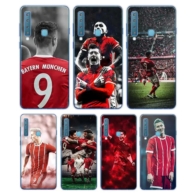 

Silicone Phone Case Football star Lewandowski For Samsung Galaxy A50 A30 A10 A8 A7 A6 A5 A3 Plus 2018 2017 2016