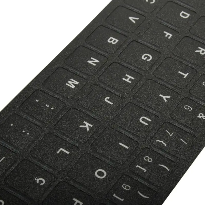 ALLOYSEED 180x65 мм компьютер португальская Клавиатура для ноутбука наклейки макет Черного цвета; подходит для Тетрадь клавиатура