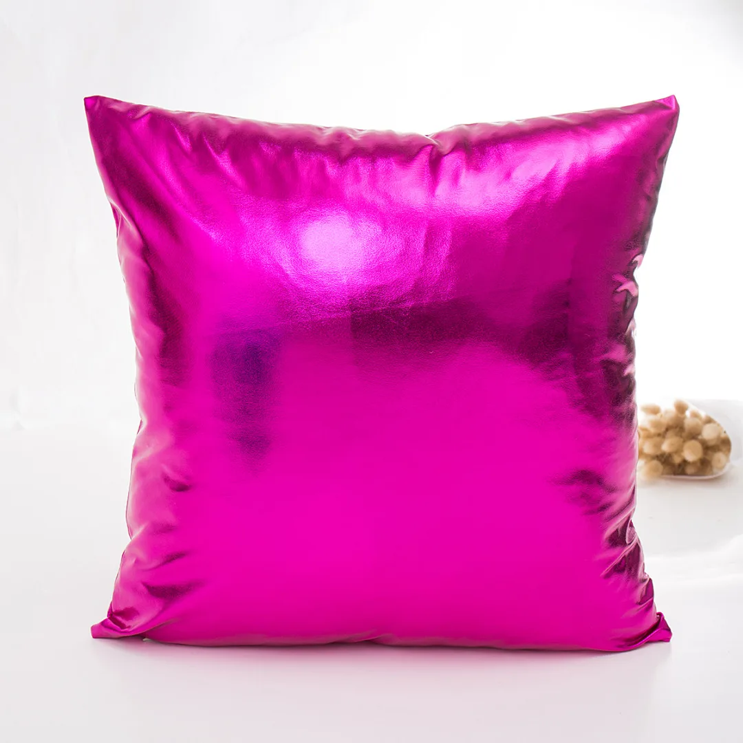 Shining Throw Pillow Case Square Pillow Cover Solid Pillowcase for Home sofa Christmas Party Decoration Cushion Cover 45x45cm