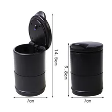 Светодиодный портативный пепельница для автомобиля, авто офисная пепельница для сигарет, держатель для LADA Priora Sedan sport Kalina Granta Vesta X-Ray XRay