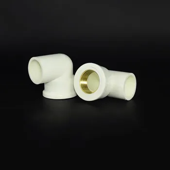 

PVC Copper Elbow Screw inner joint water pipe Faucet fittings 20mm X3