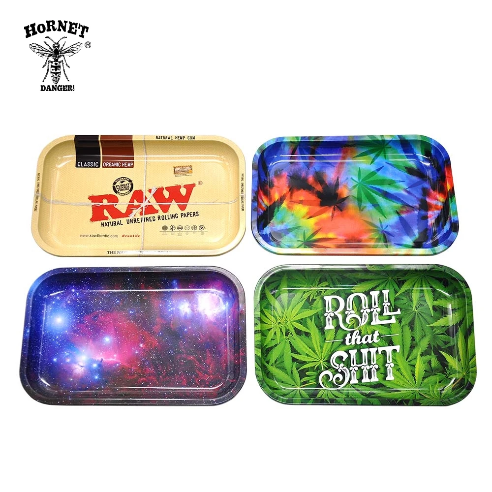 

HORNET 1 PC Tobacco Rolling Tray 27.5cm*17.5cm*2.3cm Handroller Accessories Rolling Trays Rolling Tools Tobacco Storage Tray