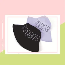 Корейская мода Дизайн черно-белый цвет письмо ведро Кепки s лето пляж Sunbonnet для Для женщин Для мужчин Повседневное Рыбалка Hat Кепки унисекс