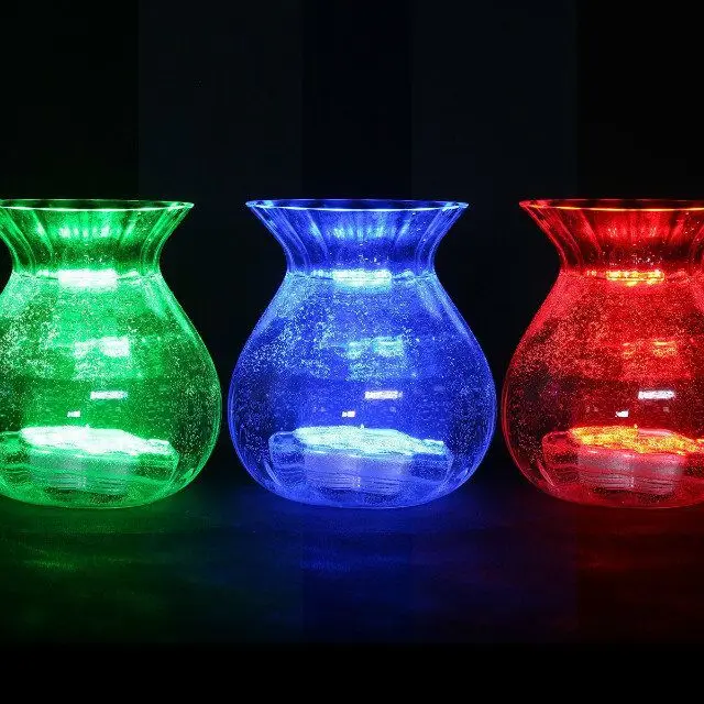 under vase base light
