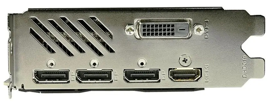 Используется GIGABYTE RX 580 4GB игровая видеокарта Radeon RX580 4G видеокарты для AMD display port HDMI