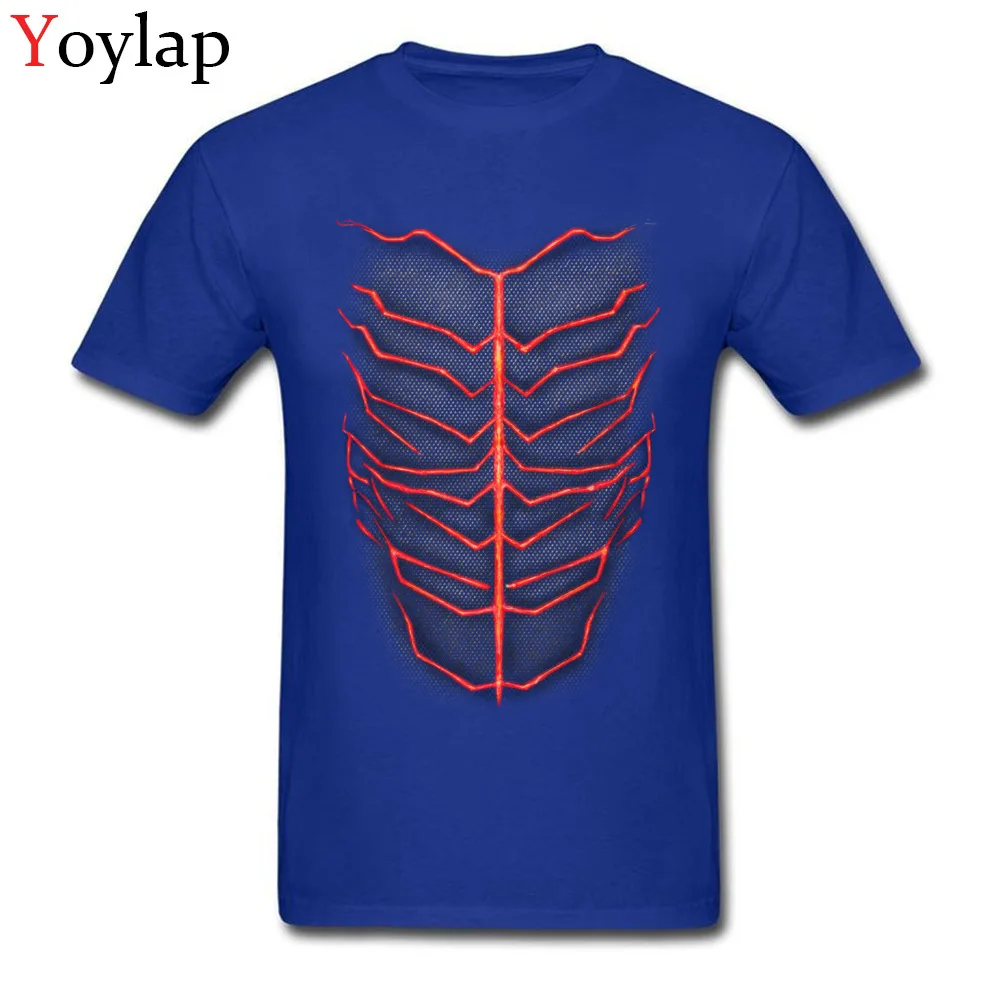 Volcanic Lava Shield O-Neck Mens T-Shirt Summer Fall Design Tops T Shirt Short Sleeve Fashion Cotton Fabric Funny Tee-Shirt blue