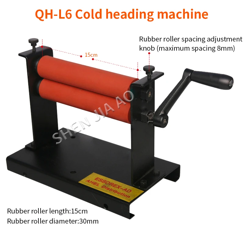 Руководство холодной рулон ламинатор QH-L6 холодной рубрики машина 15 см резиновый ролик длина ламинатор 1 шт