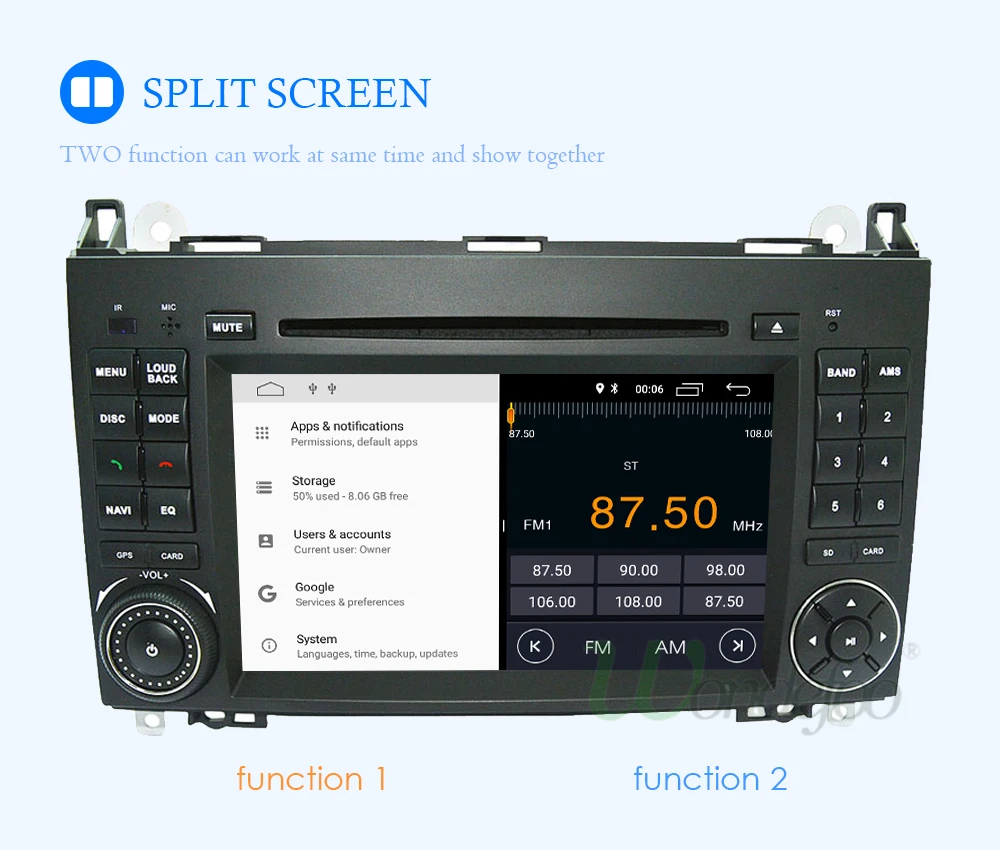 Cheap IPS 2G Android 8.1 Car DVD GPS For Mercedes Benz Sprinter B200 B-class W245 B170 W209 W169 multimedia player GPS radio stereo 18