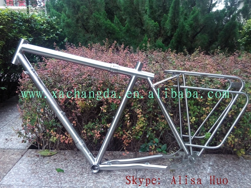 Top titanium touring bike frame with S&S coupler titanium 700C bike frame with S&S coupler 2 Top titanium touring bike frame with S&S coupler titanium 700C bike frame with S&S coupler 2