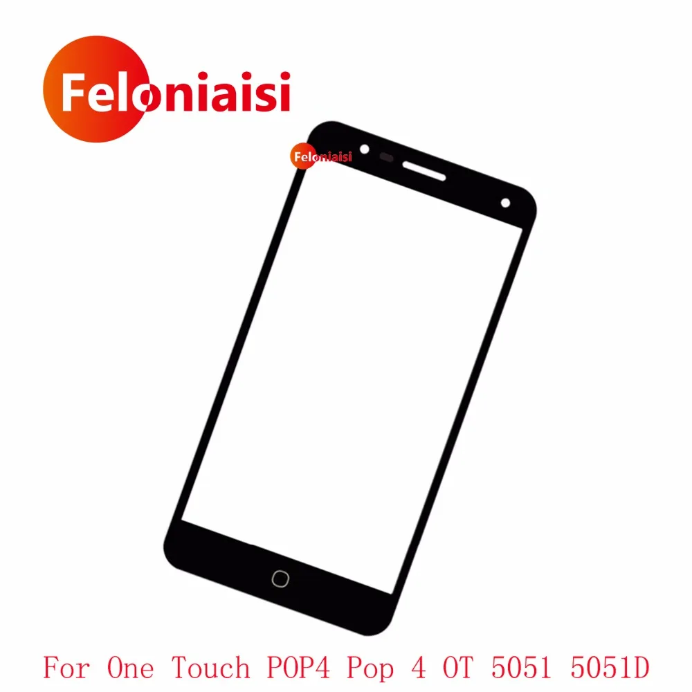 10 шт./лот 5 0 &quotдля Alcatel One Touch POP4 поп 4 OT 5051 5051D 5051J м 5051X OT5051 спереди внешний Стекло