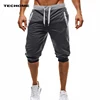 Summer men Leisure Men Knee Length Shorts Color Patchwork Joggers Short Sweatpants Trousers Men Bermuda Shorts roupa masculina ► Photo 3/4