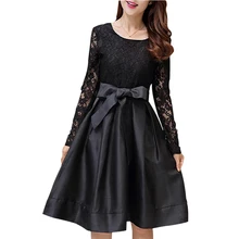 Women font b Dress b font Autumn Winter 2016 Long Sleeve font b Evening b font