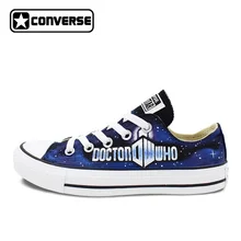 Converse All Star Women Shoes Custom Design Hand Painted Galaxy DW Skateboarding Shoes Brands Mens Canvas Sneakers