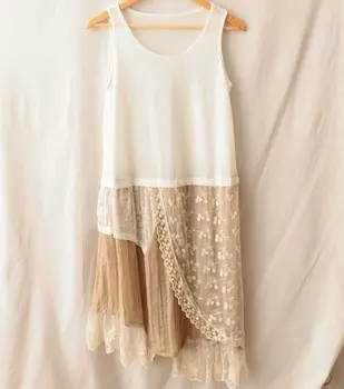 

Vintage Hippie Dresses Tunique Femme Mori Girl Lolita Bohemian Crochet Boho Spain Euro Mori Girl Kawaii Gothic Cotton Maxi Dress
