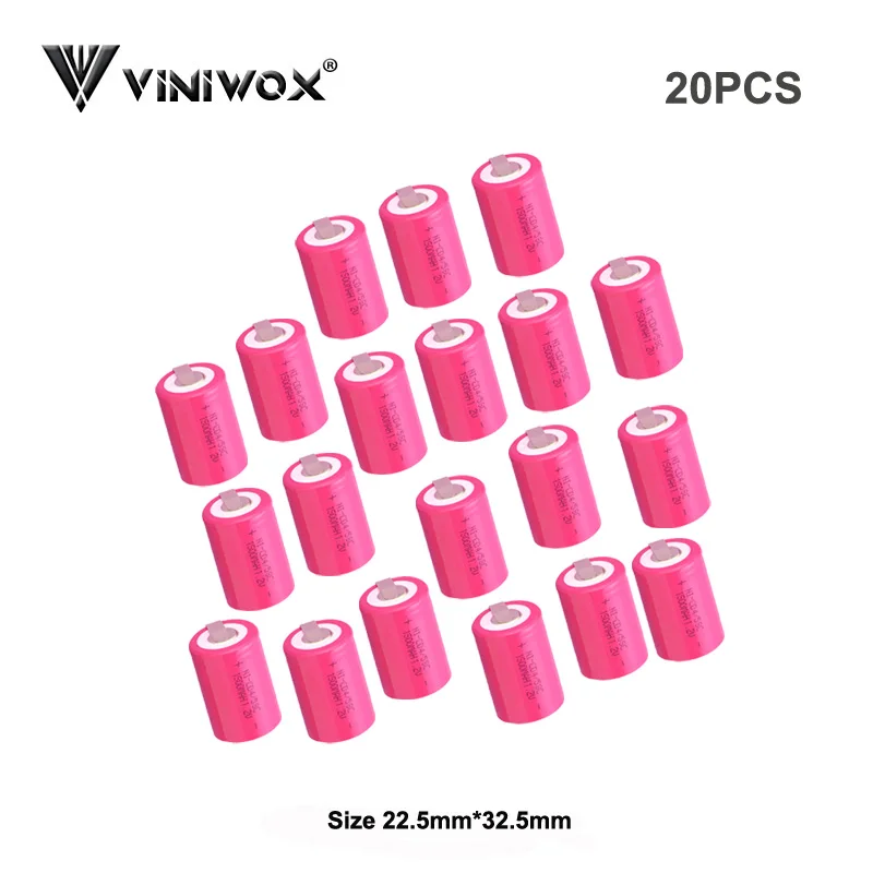 Аккумуляторные батареи Subc NICD 4/5SC 1500 mAh Ni-CD 1,2 V аккумулятор Электрический аккумулятор
