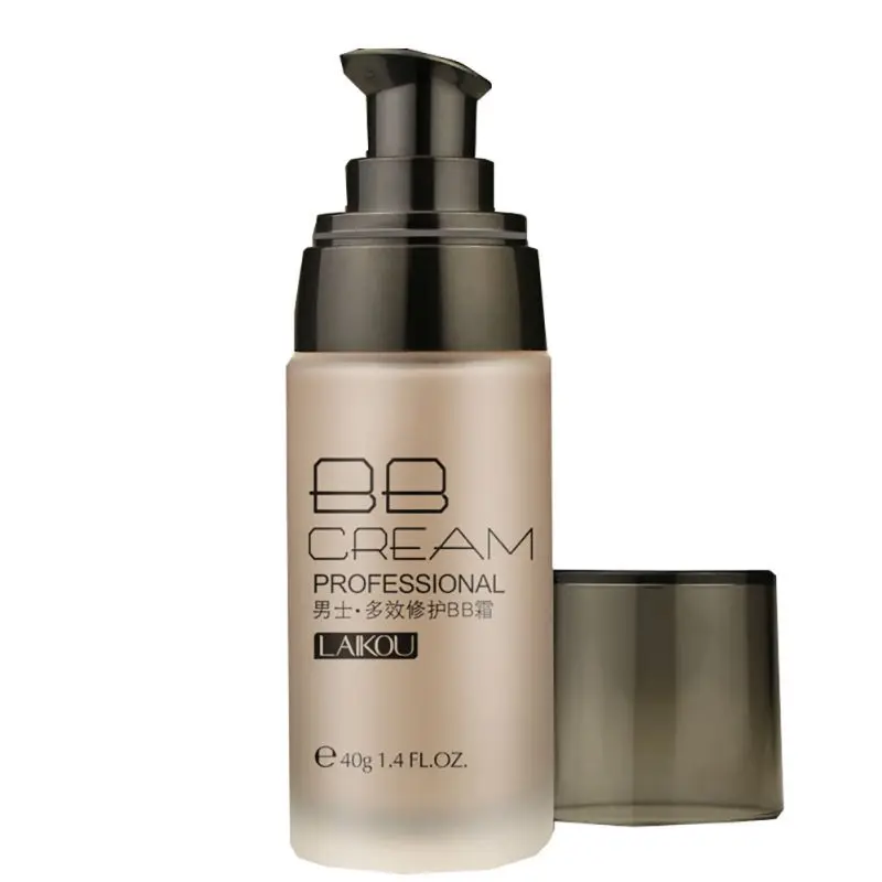 

Men BB Cream Wheat Natural Color Whitening Liquid Concealer Foundation Moisturizer Brighten Face Color