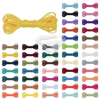 

5/45m 1mm 45 Color Environmental Korean non-Waxed Polyester Necklace Bracelet Cord Thread Jewelry DIY Craft Accessories TC0108