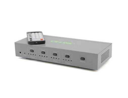 

4x4 VGA Matrix Video Switch Splitter with Audio with IR Remote HD 1080P