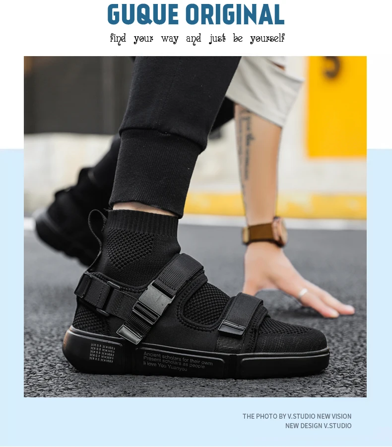 Men Fashion Casual Shoes Outdoor Comfortable white Sneakers New Autumn Winter Popular Hight-Top Walking Shoes High Quality