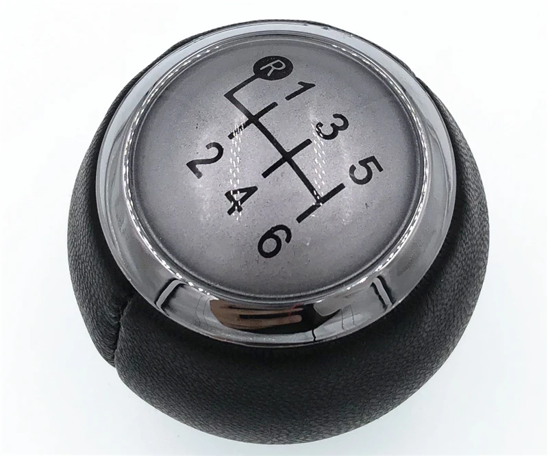 New Silver Car Accessories 6 Speed Gear Shift Knob For Toyota Corolla 1